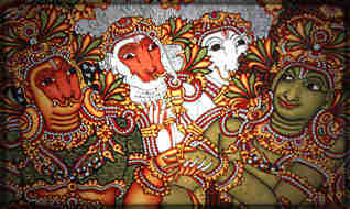 1Up Travel - Kerala - mural painting