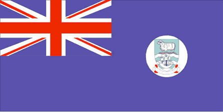 Flag of Falkland Islands (Islas Malvinas)