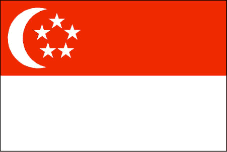 Singapore National Flag Picture on 1up Travel   National Flags  Flag Of Singapore   Singaporean Flag