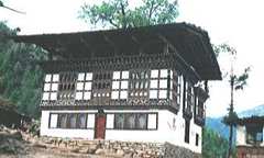 Traditional House in Central Bhutan