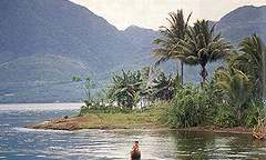 Lake Singkarak in Sumatra