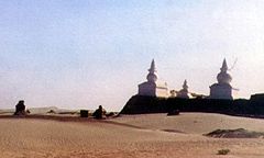 The Tenggeli Desert in Darkhan