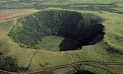 San-gumburi Crater in Cheju-do