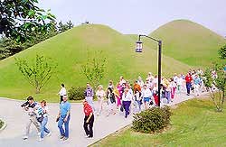 Tumuli Park in Kyongsangbuk-bo