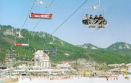 Yongpyeong (Dragon Valley) Ski Resort in Kangwan-do