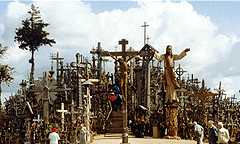 Hill of Crosses in Lithuania