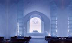 Ice Hotel at Jukksj�rvi in Stockholm