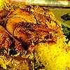 De-Jaj Ta-Ha-Tah (Rice with Chicken )