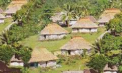 Village of Navala in Vanua Levu