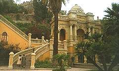 Cerro Santa Lucia (St. Lucia Hill) in Santiago