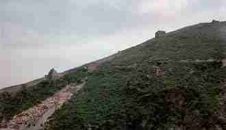 1Up Travel - The Great Wall of China - mountain ridges