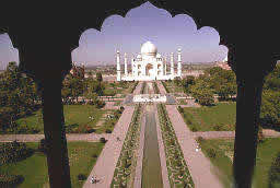 Taj Mahal - The trompe l'oeil effect