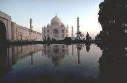 Taj Mahal - Reflection in Jamuna River