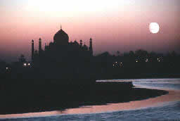 Taj Mahal -- full moon