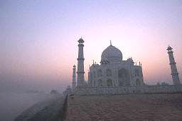 Taj Mahal -- the morning mist