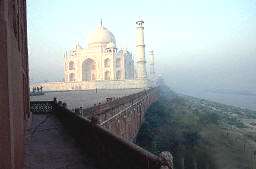 Taj Mahal -- the morning mist