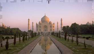 Taj Mahal -- the garden