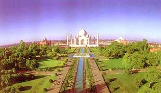 Taj Mahal - Bird's Eyeview