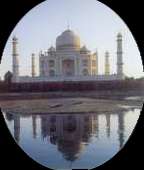 Taj Mahal -- the taj & river jamuna