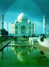 Taj Mahal -- the garden