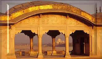 Taj Mahal --agra fort