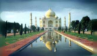 Taj Mahal -- the garden
