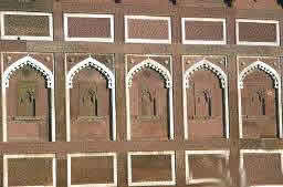 Taj Mahal - the jawab wall decoration