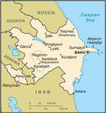 Map Of Azerbaijan