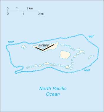 Map Of Palmyra Atoll 